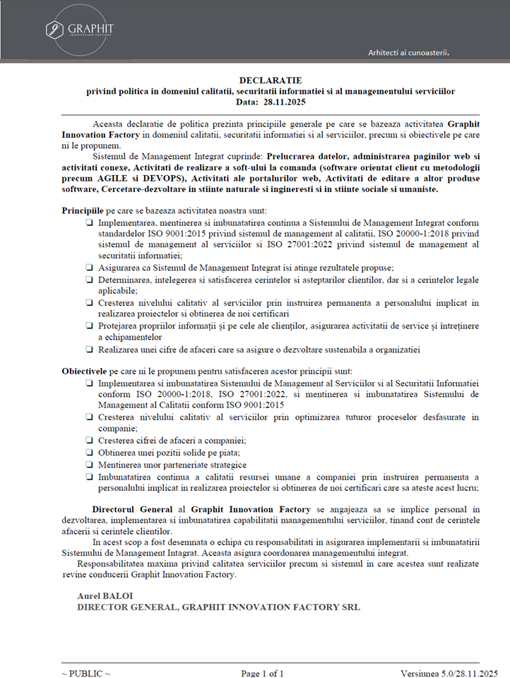 DeclaratieCalitateSecuritateSiManagement